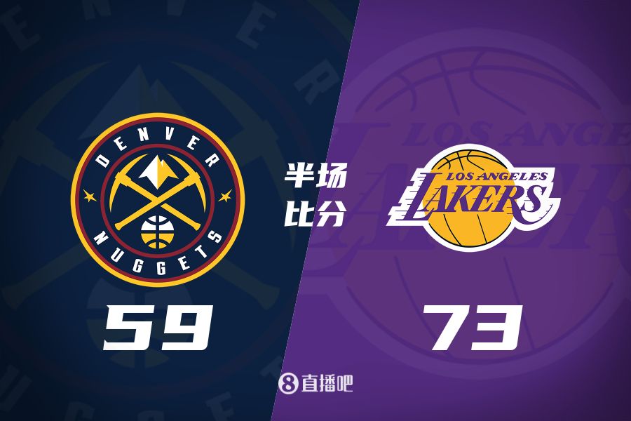 水銀瀉地的進攻火力次節(jié)暫緩！東契奇25分 湖人半場領(lǐng)先掘金14分
