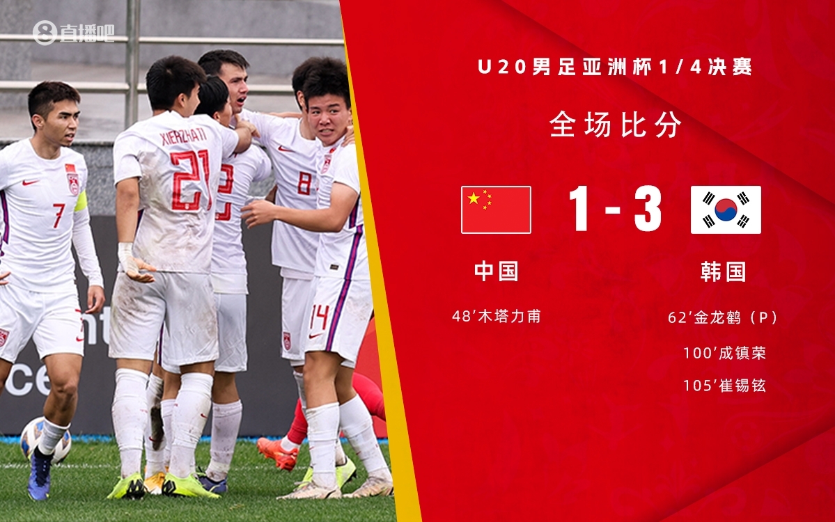 復(fù)仇！U22國(guó)足絕殺復(fù)仇韓國(guó)，2年前U20亞洲杯加時(shí)憾負(fù)無緣世青賽